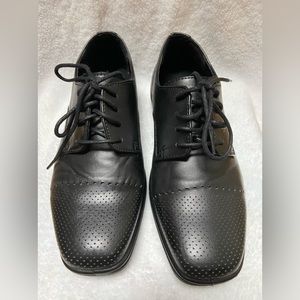 Boys Stafford Memory Foam Lace-up Dress Shoes Size 2M